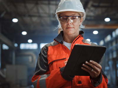 Manual Worker With Clipboard And Hardhat (1)