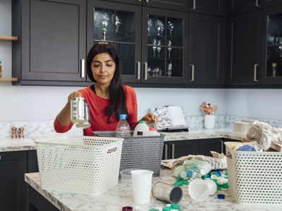 Domestic Sorting Of Waste Materials
